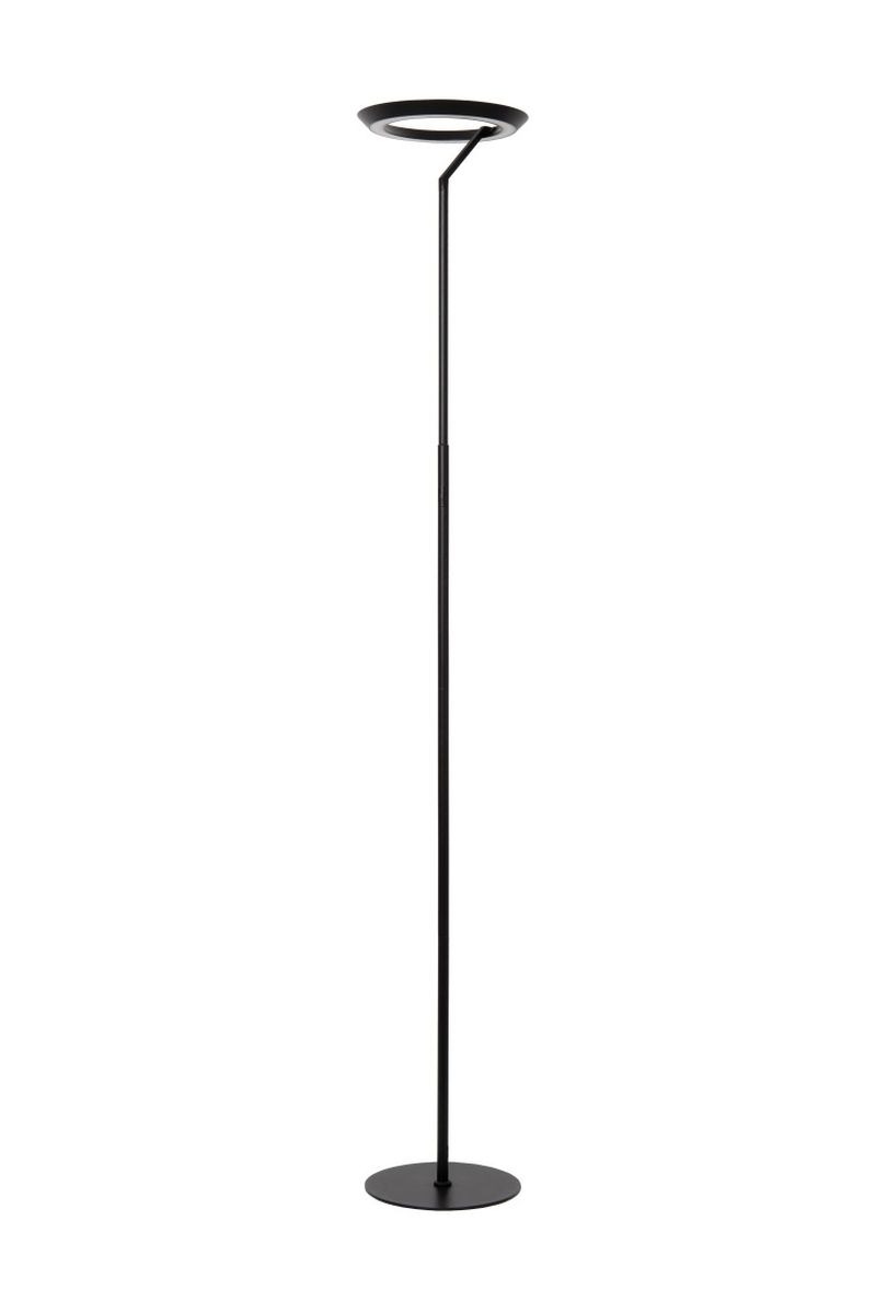 Lucide CELESTE - Stojacia lampa - Ø 28 cm - LED Rozm. - 1x24W 2700K - Čierna